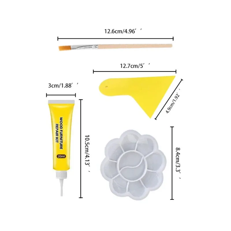 Wood repair kit dimensions and product specifications