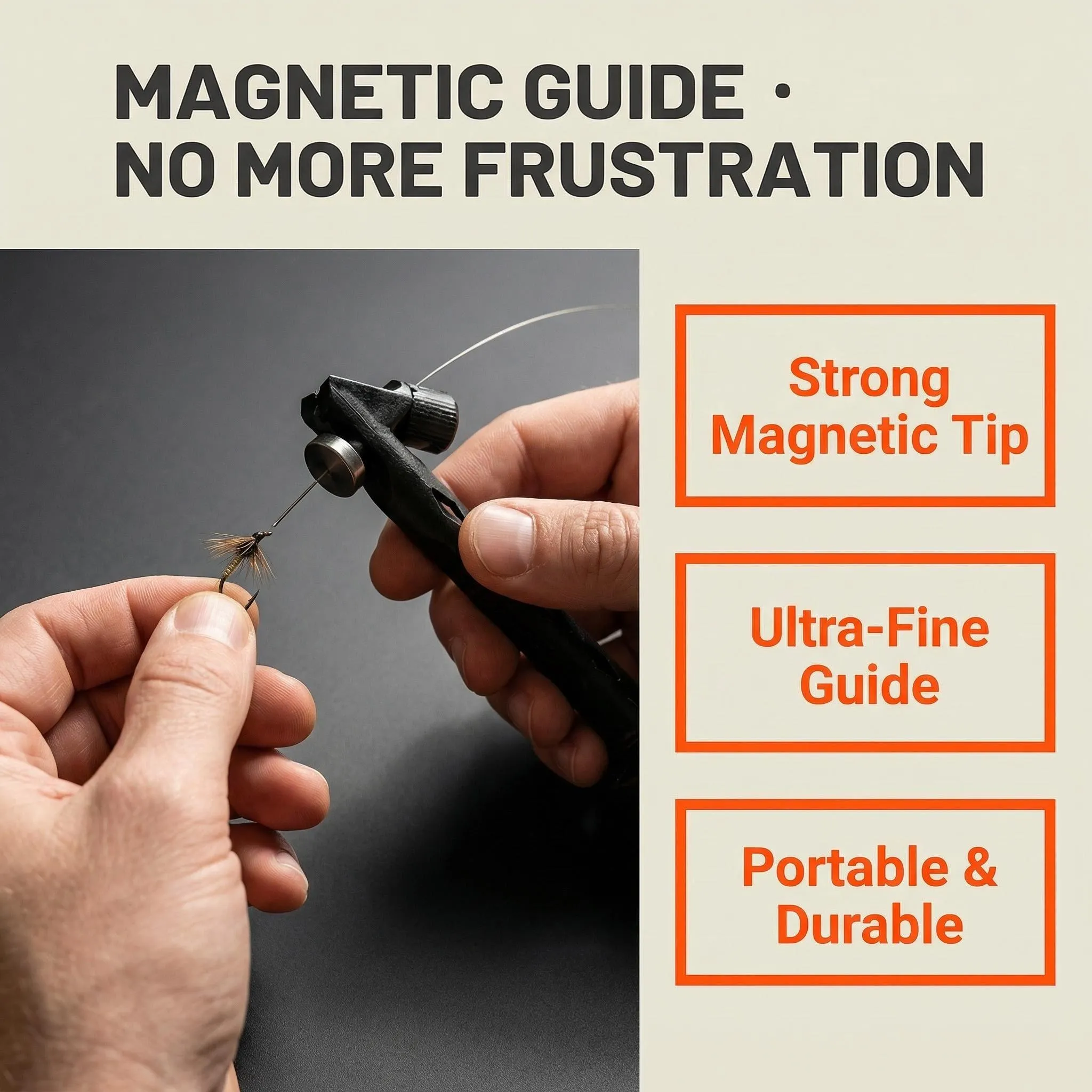 Magnetic Guide - Strong Magnetic Tip, Ultra-Fine Guide, Portable and Durable