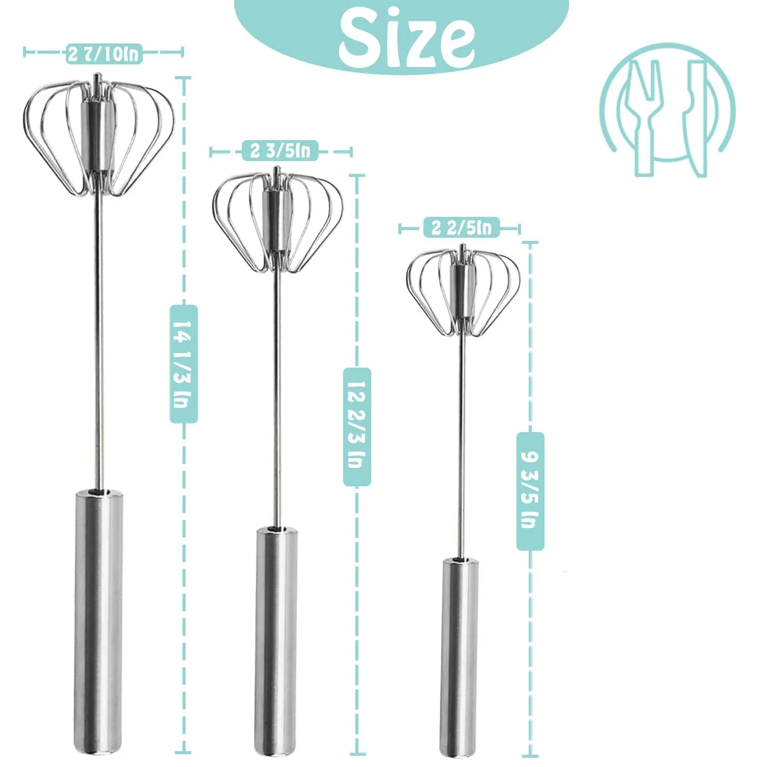 Whisk Dimensions and Sizes 10inch 12inch 14inch Whisk Dimensions and Sizes 10inch 12inch 14inch